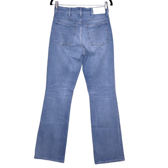 7 FOR ALL MANKIND Beauty Denim Easy Boot Light Wash Blue High Rise Women's 27 - Picture 3 of 15